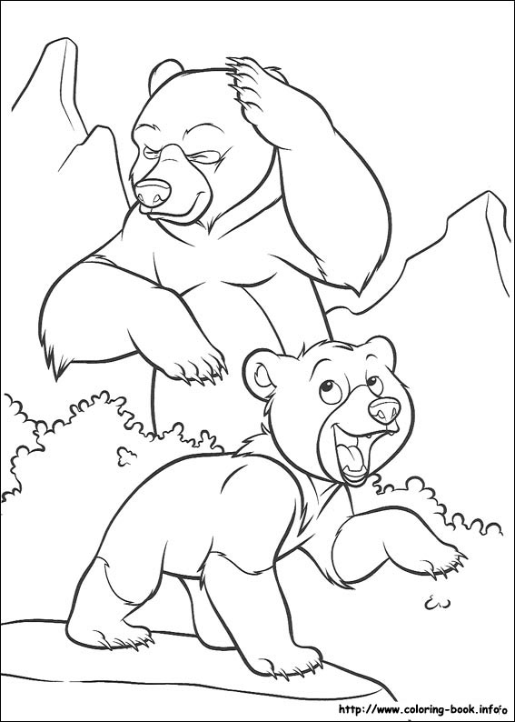 Brother Bear coloring picture